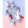 Rabbit With Carrot Jumpsuit Mint