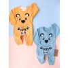 2 Piece Wick Cute Bear Jumpsuit Colorful