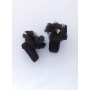 Tulle Fancy Baby Socks Black