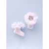 Tulle Fancy Baby Socks White