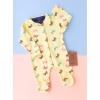 Colorful Butterflies Jumpsuit Yellow