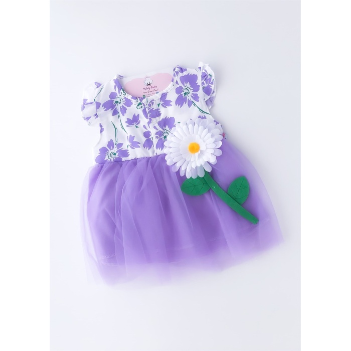 Smiling Daisy Tulle Dress Lilac