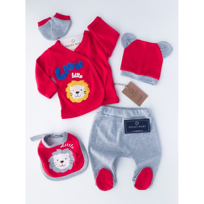 Little Lion 5 Pcs Jump Set Red