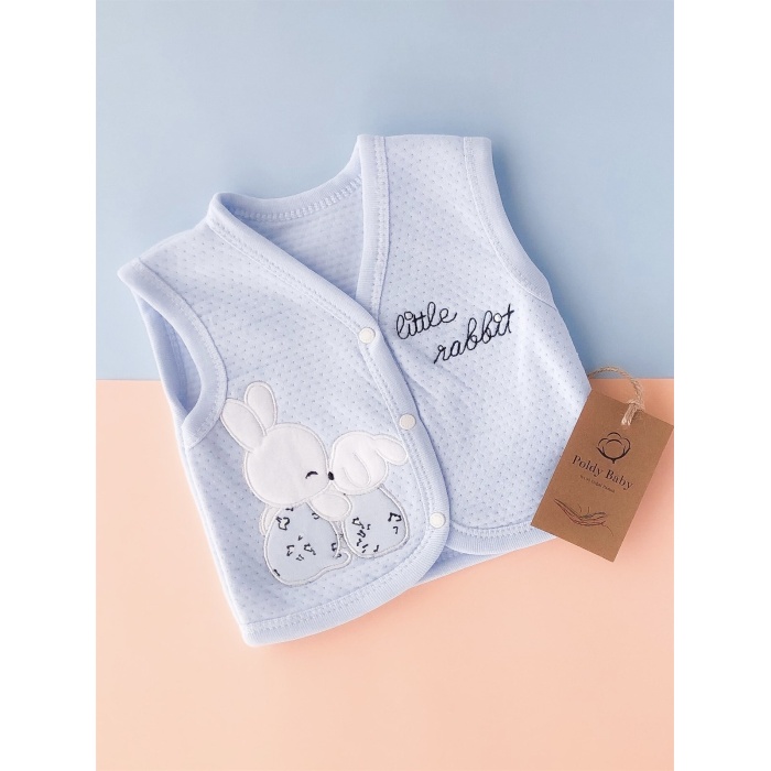 Little Rabbit Vest Blue