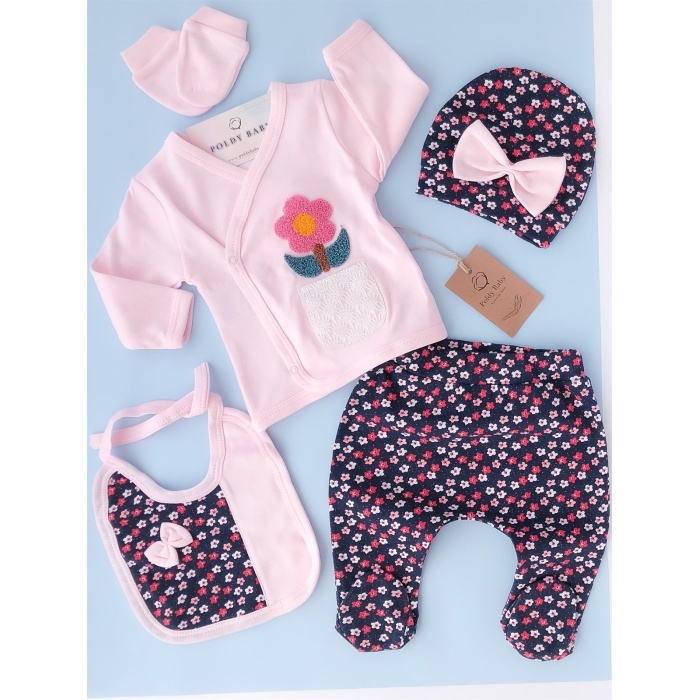 Suzuneli Daisy 5 Pcs Jumper Set Pink