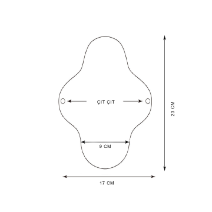 Pamuk Yıkanabilir Organik Kadın Pedi (Normal)