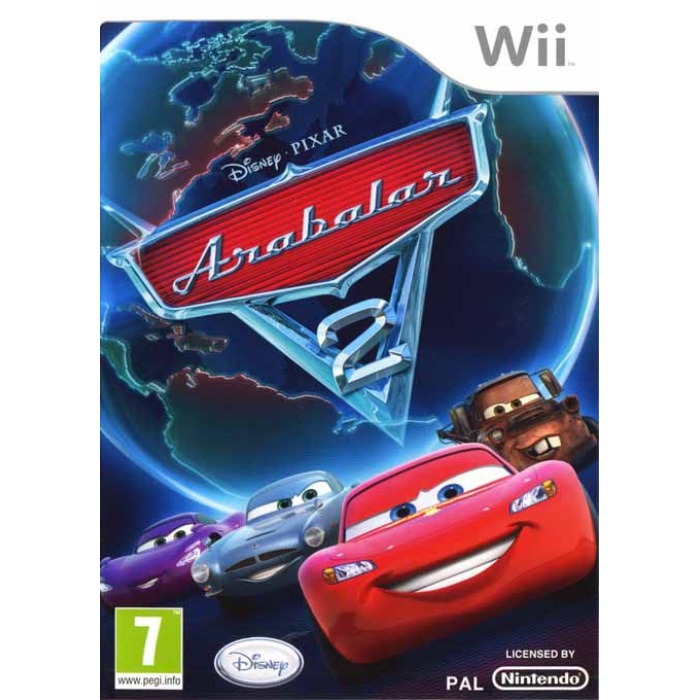 Arabalar 2 Nintendo Wii Oyun Disney Pixar Cars Yarış Oyunu