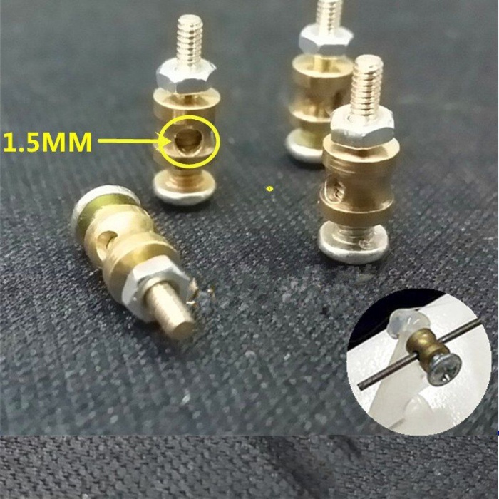 1 ADET Servo Stopper 1.5mm Linkage Stopper Pushrod Stopper Connectors RC Model Hobi Aksesuar Ekipman