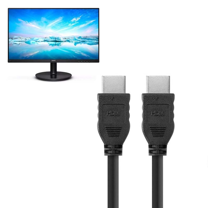 Hdmi Kablo 1.5mt 4K Full HD Premium Yüksek Hızlı Philips Monitör Görüntü Kablosu