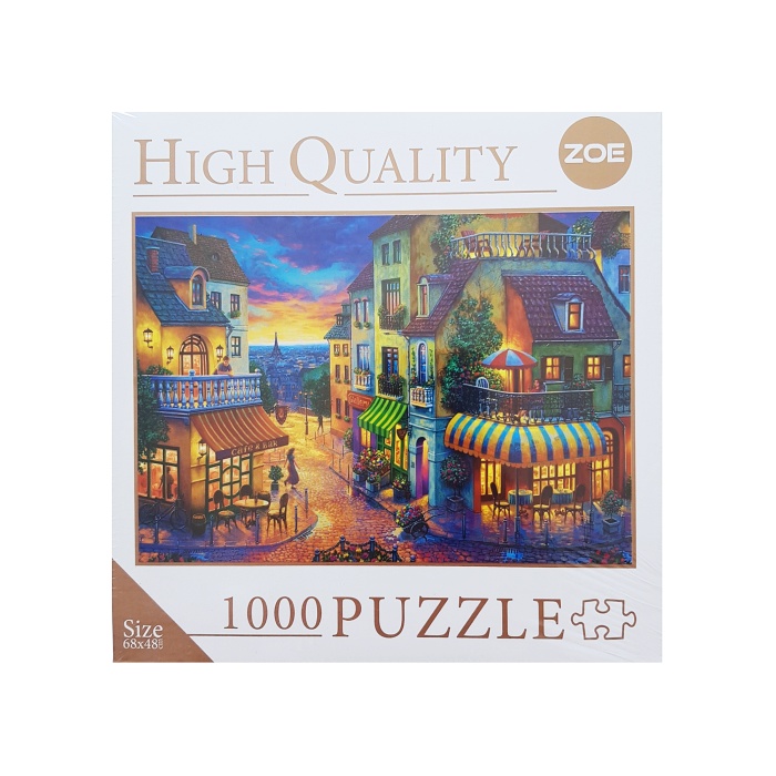 High Quality Zoe Puzzle 1000 Parça Europe Street Art World