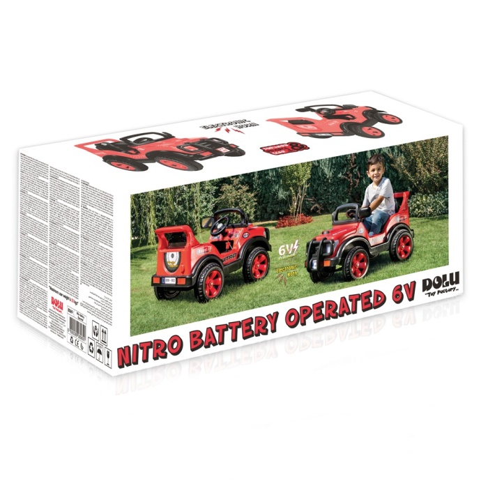 Nitro Jeep Dolu Toy 6V Akülü Araba