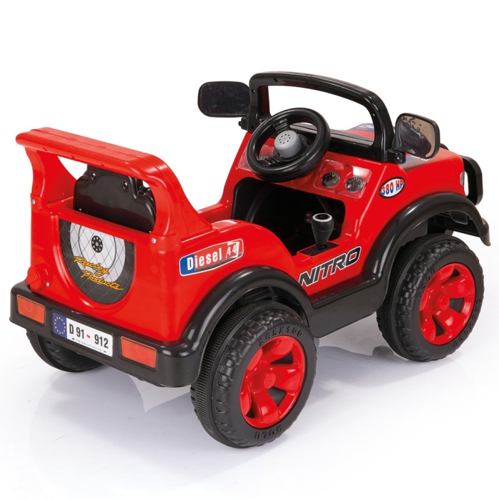 Nitro Jeep Dolu Toy 6V Akülü Araba