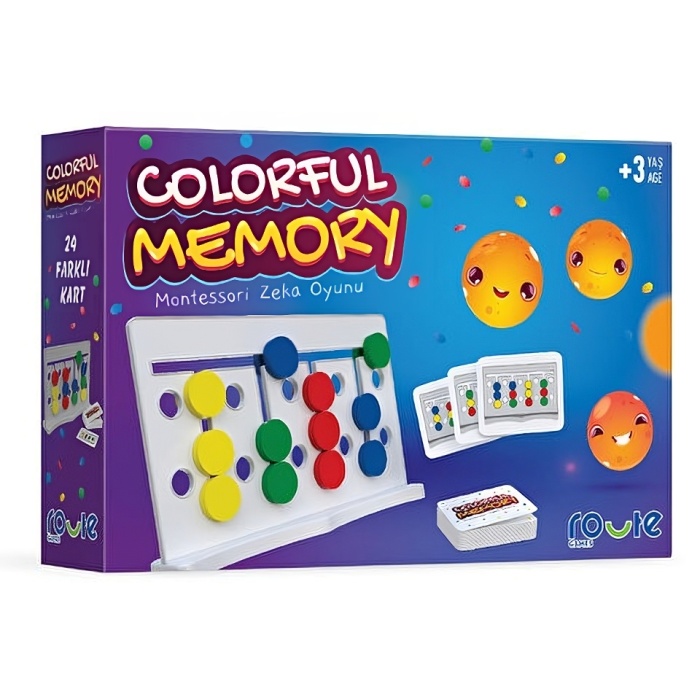 Colorful Memory Eğlenceli Kutu Oyunu Eğitici Oyuncak