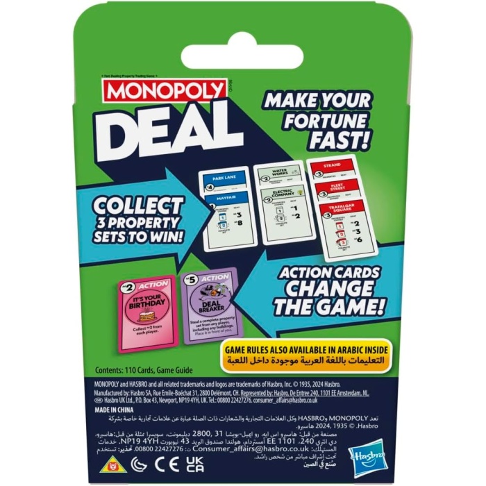 Monopoly Deal Kart Oyunu Lisanslı