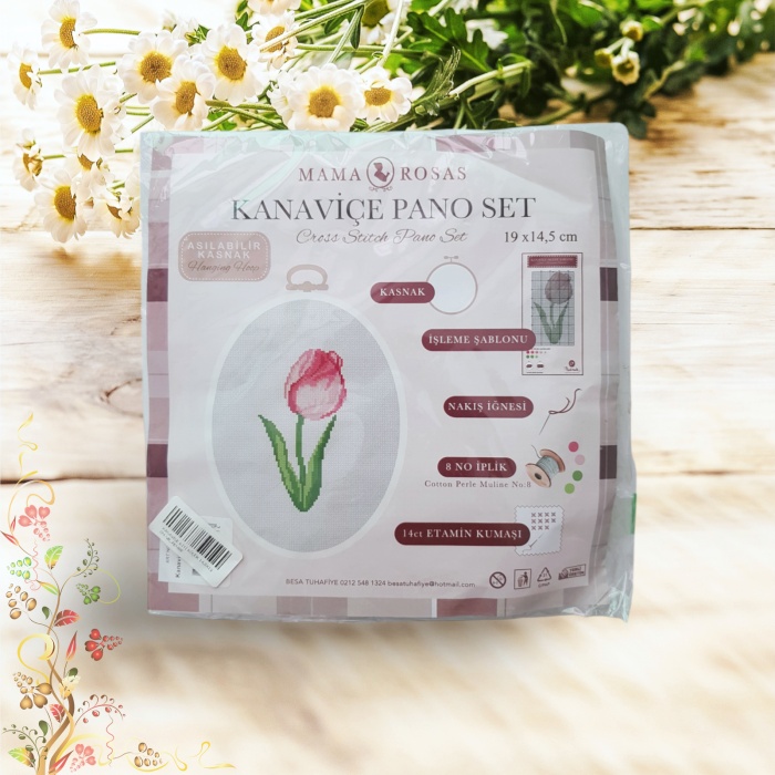 Kanaviçe Kit Lale Figürü Hobi Set