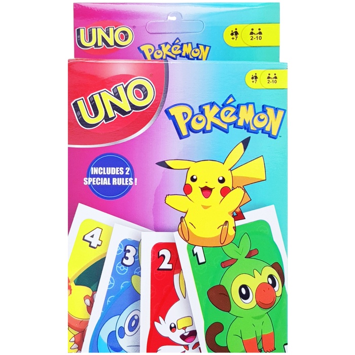 Uno Pokemon Serisi Resimli Oyun Kartı