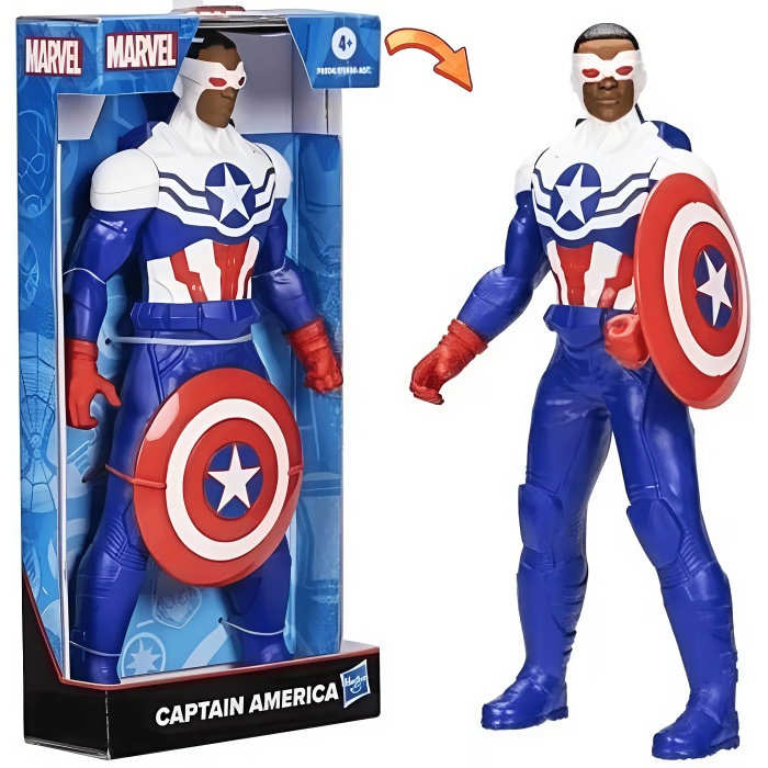 Marvel Dev Figür Captain America 24 Cm Kaptan Amerika F6936 Lisanslı Oyuncak