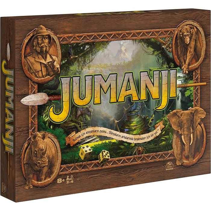 Jumanji Cesur Maceracı Aksiyon Dolu Aile Kutu Oyunu