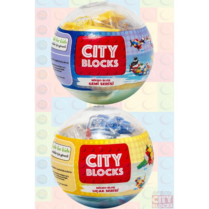 Mikro Blok Oyuncak 2li City Blocks Seti