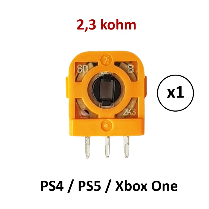 PS4 PS5 Xbox One Mikro Direnç 2.3k Micro Switch Potans Turuncu 1 Adet