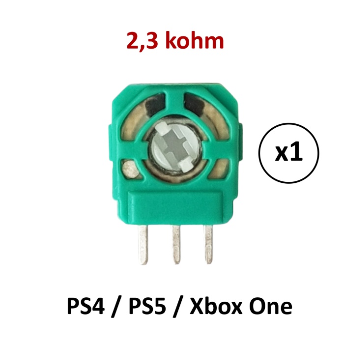 PS4 PS5 Xbox One Mikro Direnç 2.3k Micro Switch Potans Yeşil 1 Adet