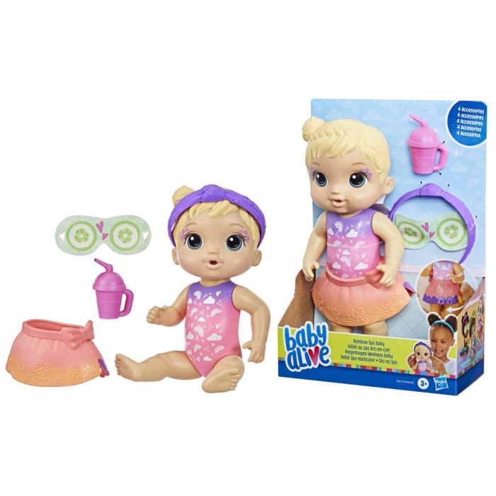 Baby Alive Gökkuşağı Spa Eğlencesi Bebeğim