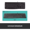 Logitech K120 USB Kablolu Türkçe Q Klavye - Siyah 920-002505