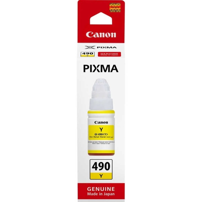 Canon GI-490/0666C001 Sarı Orjinal Mürekkep