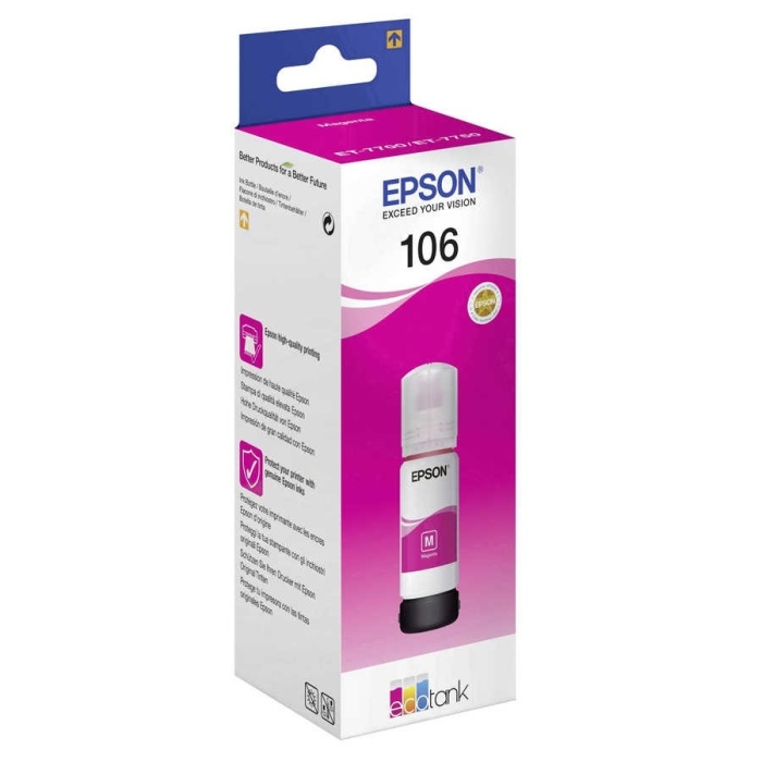 Epson 106-C13T00R340 Kırmızı Orjinal Mürekkep