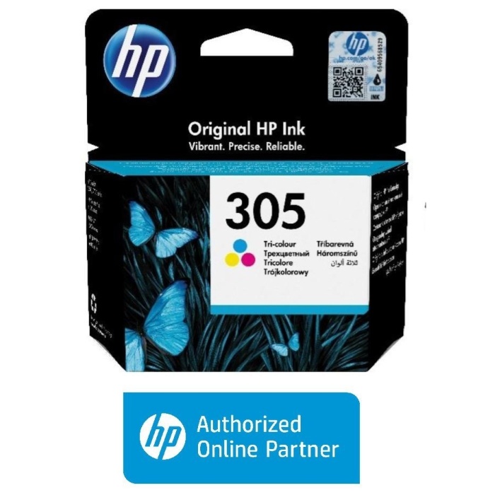 HP 305 Siyah 3YM61AE / HP 305 Renkli 3YM60AE Orijinal Kartuş Seti