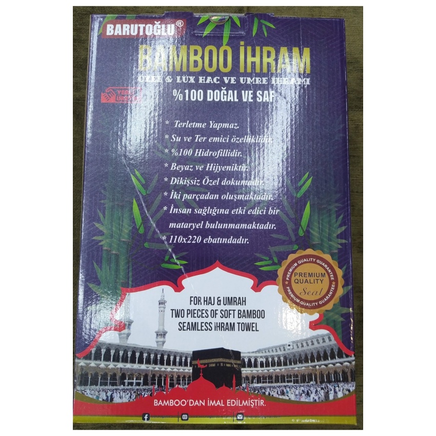 Bambu Ihram %100 Bambu Kumaş