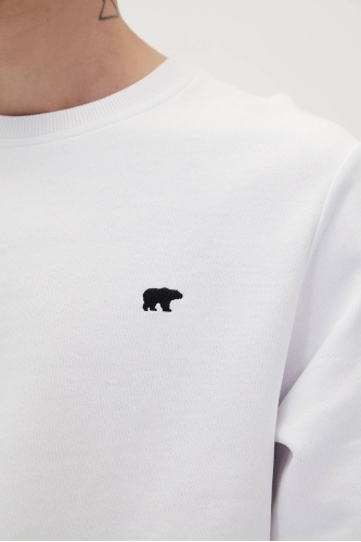 Bad Bear Presage Crewneck  Sweatshırt - Beyaz