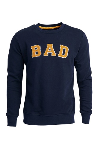 Bad Bear Erkek Bad Convex Crewneck Sweatshırt  - Lacivert