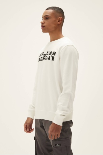 Bad Bear Counter Erkek  Sweatshirt - Beyaz