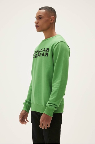 Bad Bear Counter Erkek  Sweatshirt - Yeşil