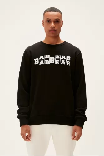 Bad Bear Counter Erkek  Sweatshirt - Siyah