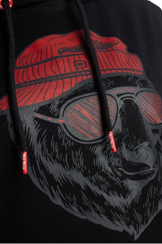 Bad Bear Kadın Hoodie Showoff - Siyah