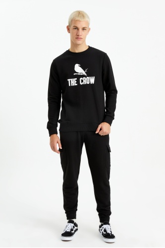 The Crow Erkek Zoom Sweatshirt - Siyah