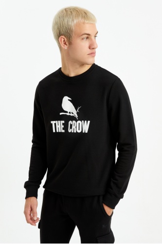 The Crow Erkek Zoom Sweatshirt - Siyah