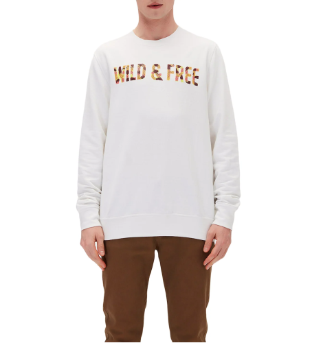 Bad Bear Wıld Crewneck Sweatshirt - Beyaz