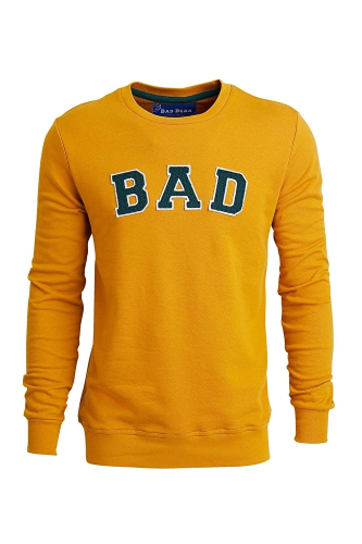 Bad Bear Erkek Bad Convex Crewneck Sweatshırt - Hardal