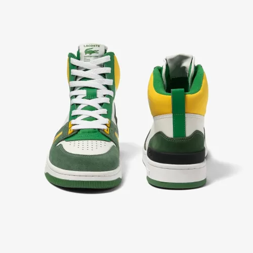 Lacoste L001 Mid Erkek Beyaz Sneaker