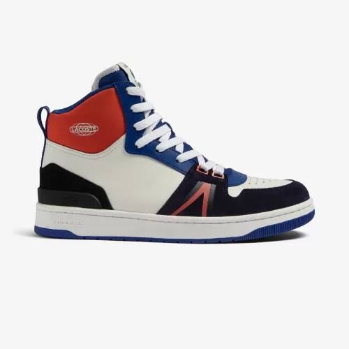 Lacoste L001 Mid Erkek Beyaz Sneaker