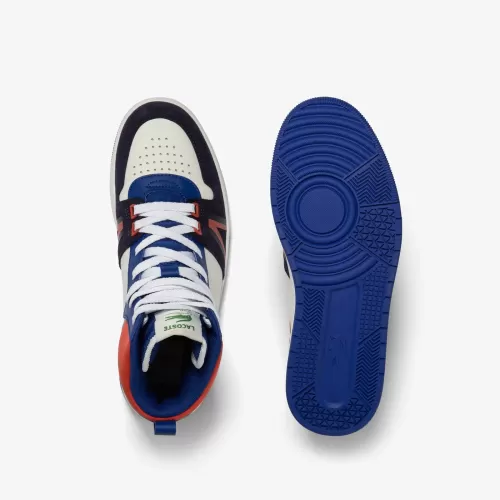 Lacoste L001 Mid Erkek Beyaz Sneaker