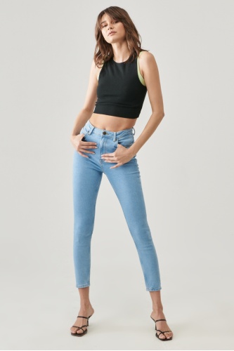 Lee Kadın Ivy Super Skinny Jeans - Açık Mavi