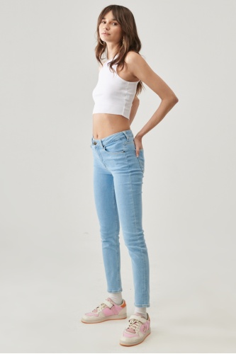 Lee Kadın Foreverfit Skinny Jeans - Açık Mavi