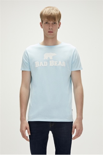 Bad Bear Tee Erkek Bisiklet Yaka Tişört - Buz Mavi