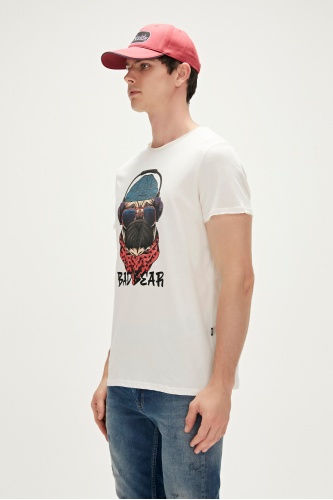 Bad Bear Erkek Reckless T-Shirt - Beyaz