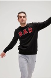 Bad Bear Erkek Bad Convex Crewneck Sweatshırt  - Siyah