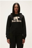 Bad Bear Frost Kapüşonlu Kadın Sweatshirt - Siyah